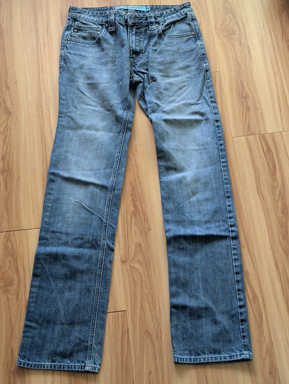Classic Men's Blue Straight-Leg Jeans